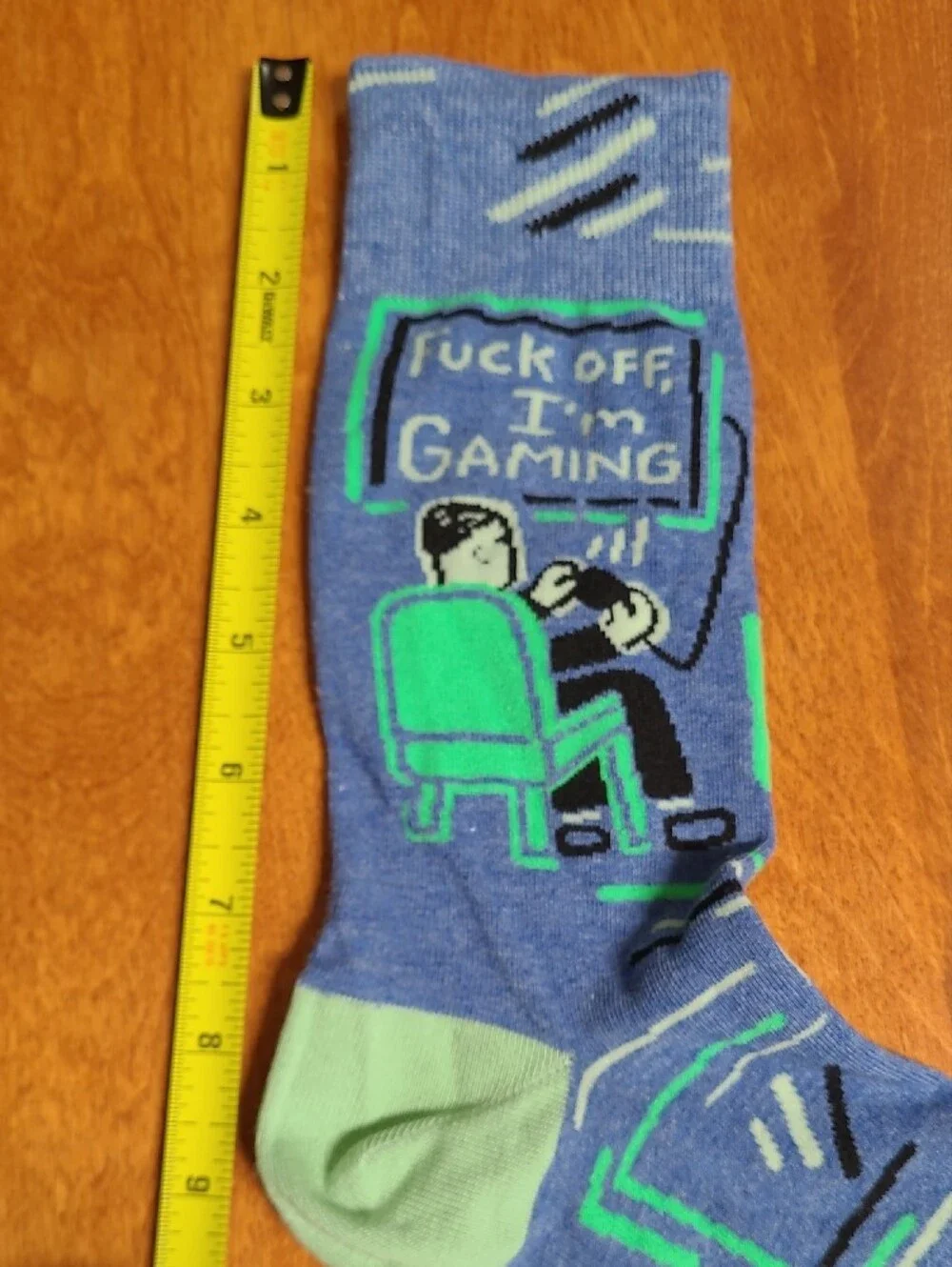 Blue Q  'I'm Gaming' Crew Socks, Unisex